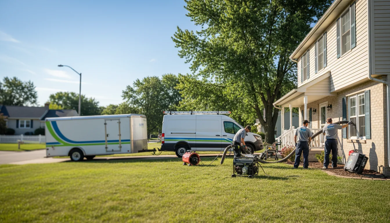 Flooded Basement Restoration And Cleanup With Repair in Minot, ND near me